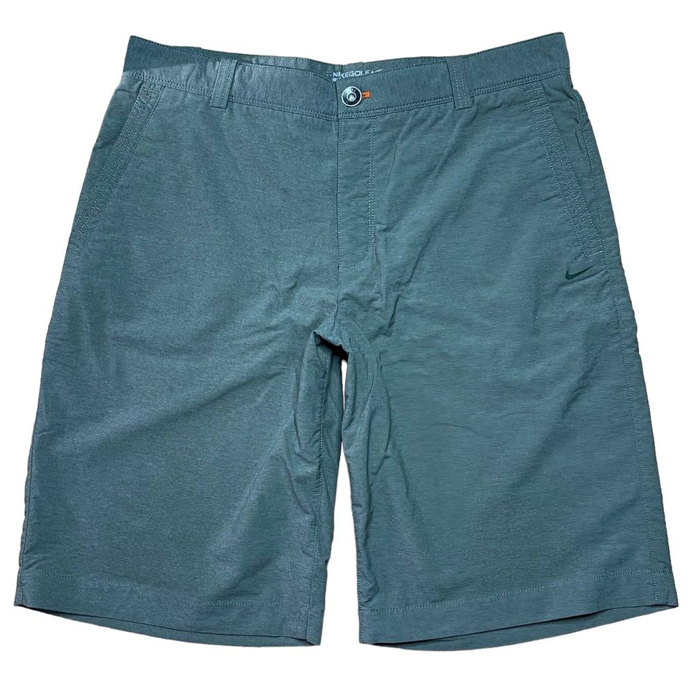 Nike Golf Men's DRI-FIT Chino Shorts Green Size 34 Stretch Casual Sport